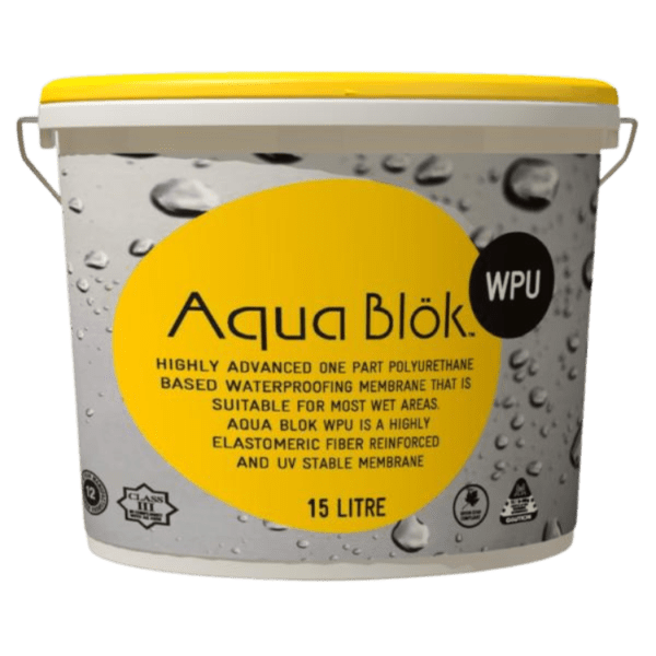 Aqua Blok WPU for waterproof polyurethane coating.