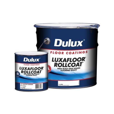 Luxafloor® Rollcoat high-solids epoxy floor coating for durable protection and smooth, glossy finish