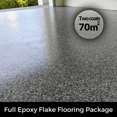 Sikafloor full epoxy flake package for 70sqm area.