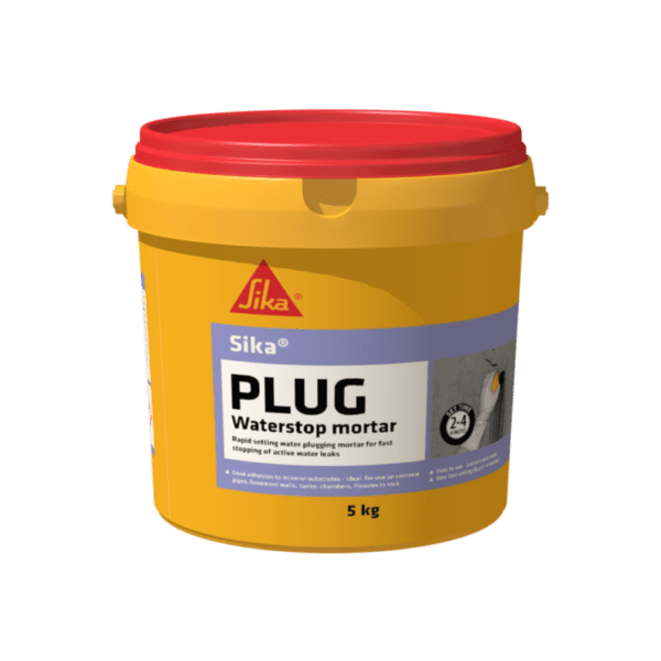 Sika Plug for fast-setting hydraulic repair