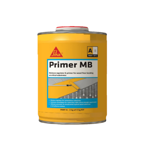 Sika Primer MB for moisture barrier and surface preparation