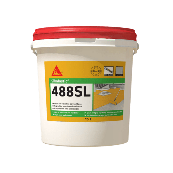 Sikalastic 488 SL for self-leveling waterproof membranes